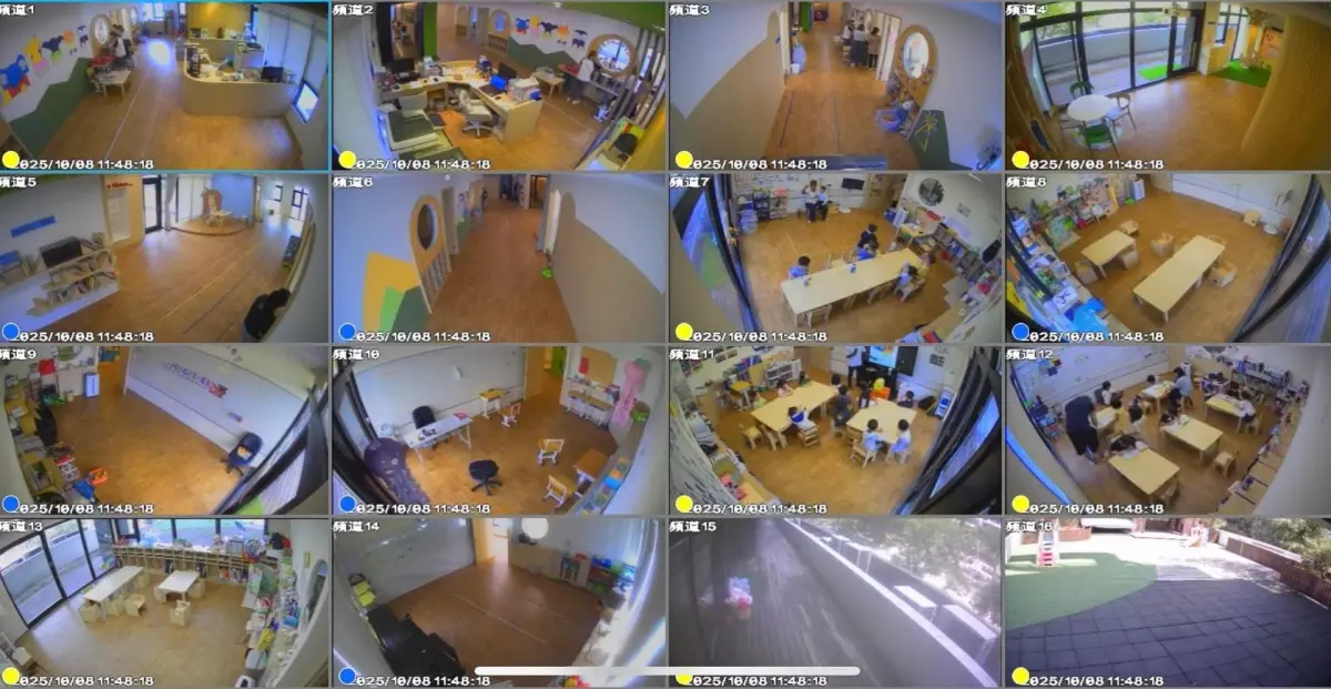 ▲新北市林口區一間幼兒園爆出不當管教，議員蔡淑君公開16支監視器畫面。（圖／翻攝自蔡淑君臉書）