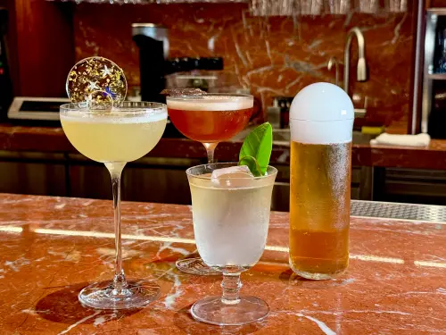 ▲「心潮仙宮」特調酒款。（圖／記者蕭涵云攝）