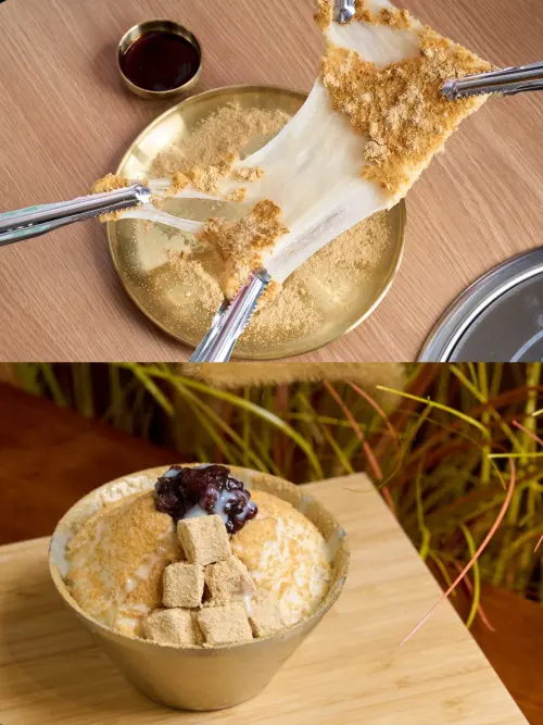 ▲由上至下：髒髒年糕、韓國雪冰。（圖／UNCLE-K提供）