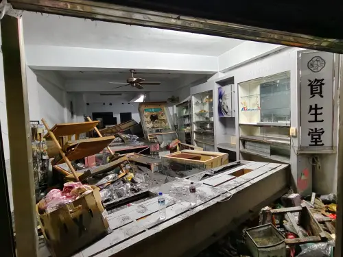 Disordered shop interior in Guangfu. (TCN photo)