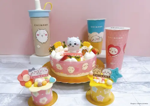 ▲85度C「吉伊卡哇蛋糕」78元起、環保杯、紙杯10/16開搶，家長們衝了。（圖／85度C提供）