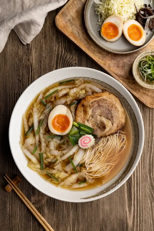 ▲樂麵屋新品「田園交響曲醬油拉麵」260元。（圖／樂麵屋提供）