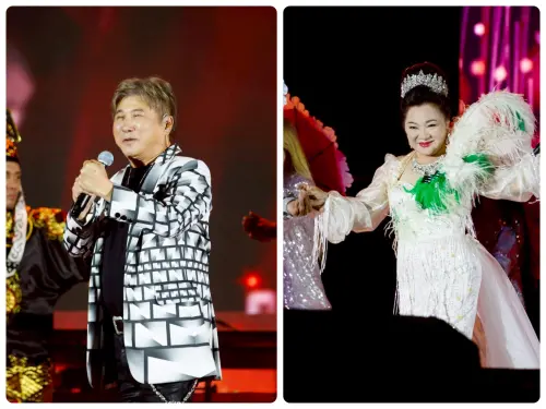 破不和傳言！白冰冰、胡瓜國慶晚會「世紀同框」
