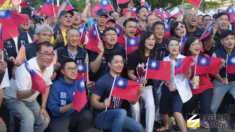 ▲台北市長蔣萬安出席中華民國114年國慶升旗暨慶祝活動。（圖／記者呂炯昌攝，2025.10.10）