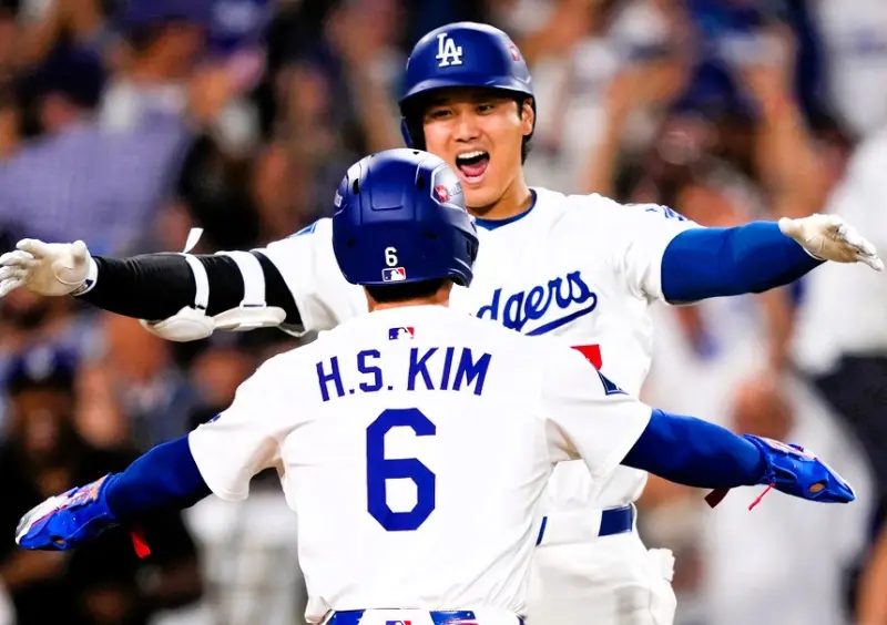 ▲美國名嘴Colin Cowherd仍認為，道奇依舊是本屆最具冠軍相的球隊，甚至被美國專家稱為「MLB史上最強球隊」。（圖／美聯社／達志影像）