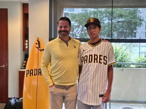 ▲教士隊球探部副總裁 Chris Kemp表示：「先前我大都是透過影片觀察，直到在沖繩舉行的U18 世界盃第一次親眼看到他的投球，他的揮臂速度以及在任何球數的情況下都能精準掌控各種球種的能力，讓我留下非常深刻的印象。」（圖／展逸運動行銷提供）