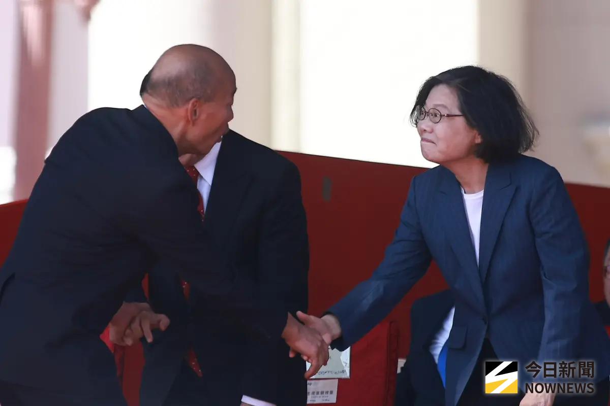 ▲前總統蔡英文出席114年雙十國慶日大典。（圖／記者葉政勳攝，2025.10.10）