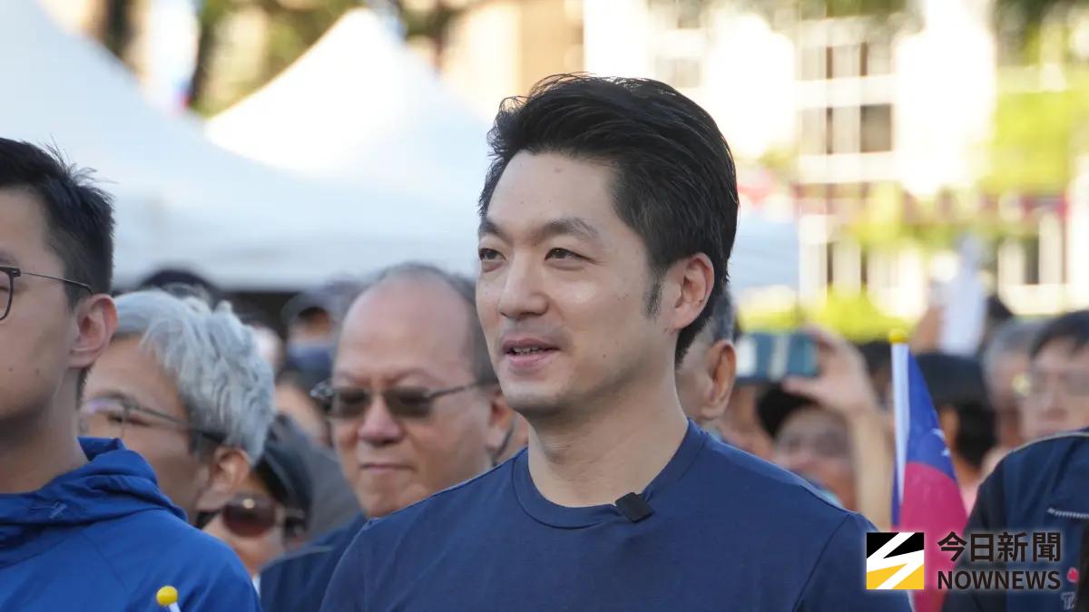 ▲台北市長蔣萬安表示，領到1萬元怎麼用要問老婆。（圖／記者呂炯昌攝）