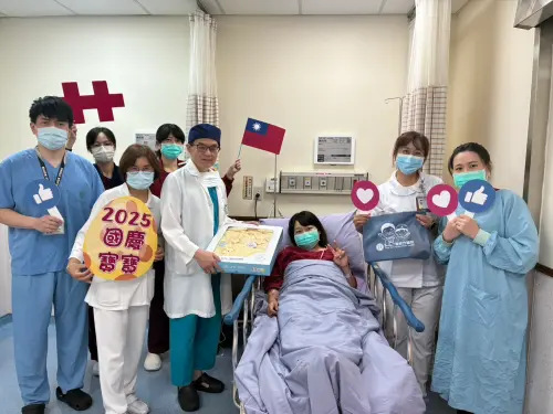 ▲10日清晨5點12分由21歲宋姓媽媽剖腹生下2818公克重的小公主。（圖／童綜合醫院）