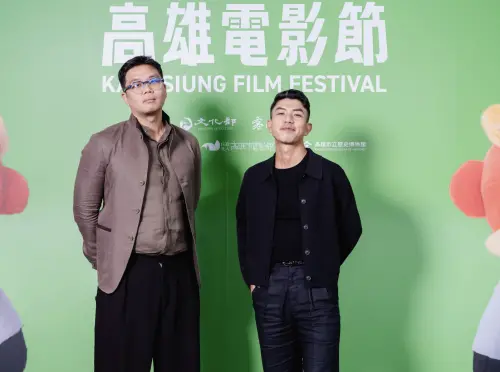 ▲《有用的鬼》導演林金偉（左）和萬洛隆甘迦（右）聯手到高雄為片子造勢。（圖／高雄電影節提供）