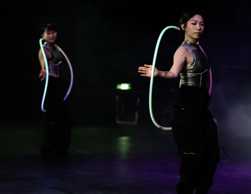 ▲國慶酒會登場！表演節目相當精彩。（圖／翻攝總統府）