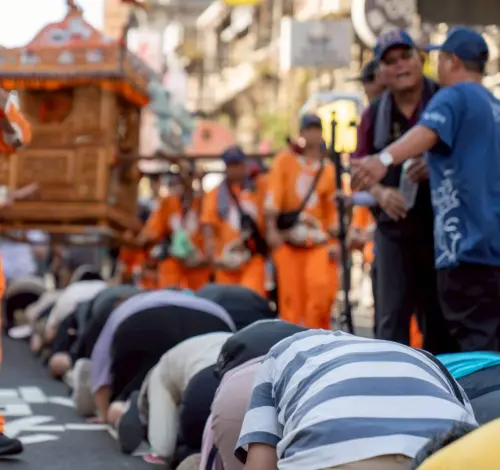 ▲「2025竹北文化祭」已於昨（10）日登場，活動將持續至10月12日，今年以「眾神齊聚保平安」為主題，邀請天后宮媽祖、白沙屯媽祖、車城福安宮土地公三聖齊聚竹北。（圖／竹北市公所臉書）