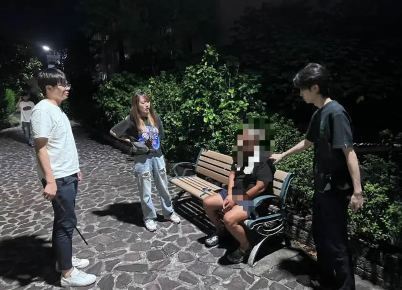 ▲蘆洲警深夜在北投找到逃逸駕駛的李嫌，並在對方身上及肇事車上起出毒品，證實毒駕肇事。（圖／警方提供）