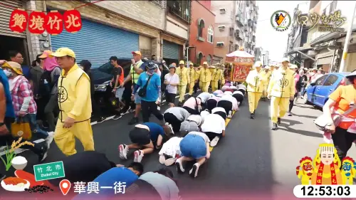 ▲白沙屯媽祖衝竹北遶境，現場湧入超過3萬信眾。（圖／白沙屯媽祖臉書）