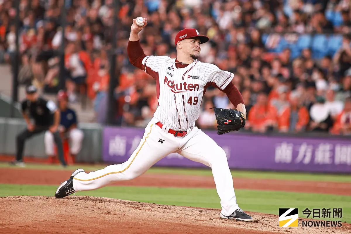 ▲樂天桃猿威能帝生涯從未與中信兄弟羅戈交過手。（圖／記者葉政勳攝 ,2025.10.11）