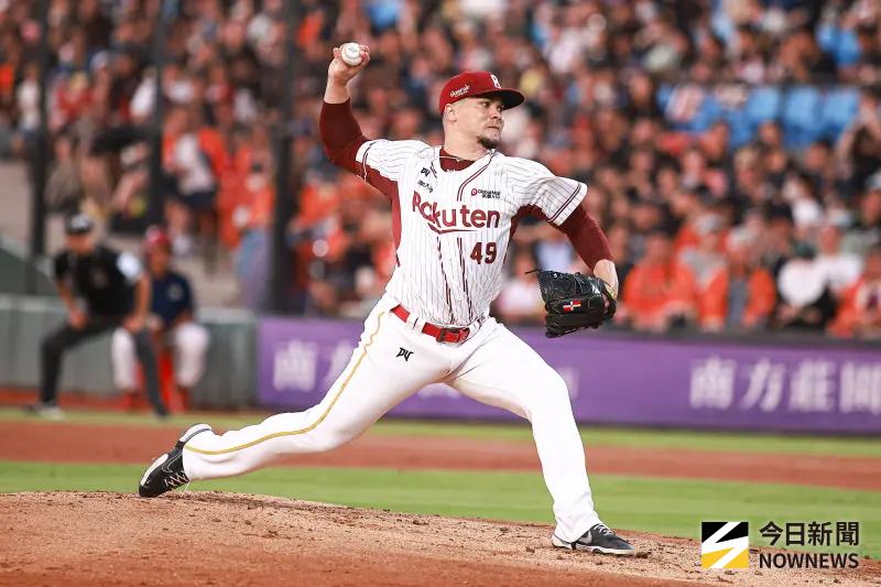 ▲樂天桃猿威能帝生涯從未與中信兄弟羅戈交過手。（圖／記者葉政勳攝 ,2025.10.11）