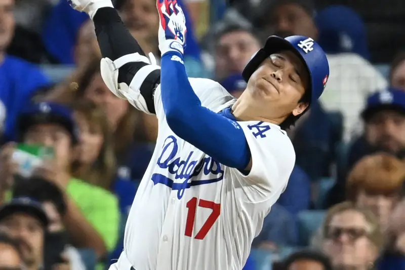 ▲ 洛杉磯道奇日本二刀流球星大谷翔平確定在國聯冠軍系列賽G4登板投球，對此今（16）日的記者會中，有記者問到當大谷翔平登板後隔天的打擊成績似乎不理想，是否與投球有關？對此大谷翔平則篤定的回應這之間自己覺得關係不大。（圖／美聯社／達志影像）