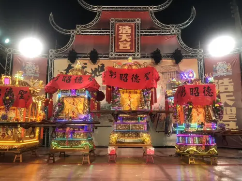 ▲大庄媽鑾轎安座(圖／民政局提供2025.10.12)