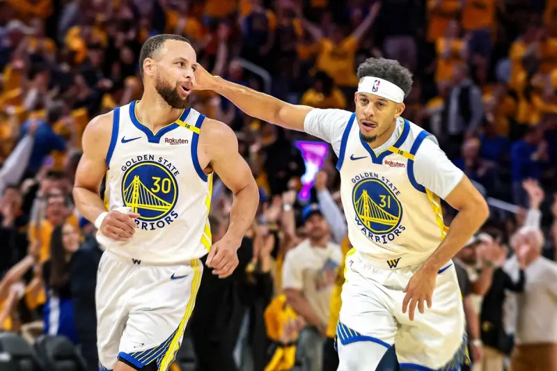 ▲2025-26賽季即將開打，金州勇士在上季止步西區次輪後，正以「兩年爭冠窗口期」為目標再度整裝出發。這賽季也是「柯瑞兄弟」首次同隊打球。（圖／取自Stephen Curry X）
