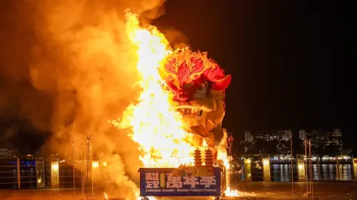 ▲2025火獅燒化祈福。（圖／高市府民政局提供）