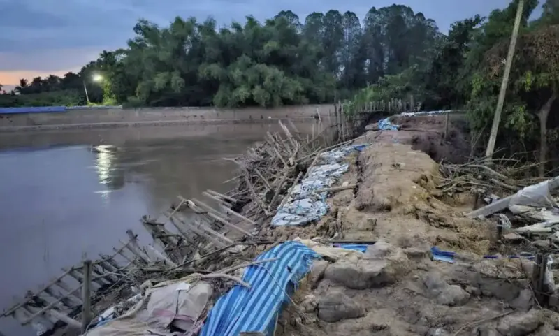 ▲泰國近日豪雨成災，目前仍有17個府持續淹水，災情主要集中在中部平原和北部地區。（圖／翻攝自Bangkok Post）