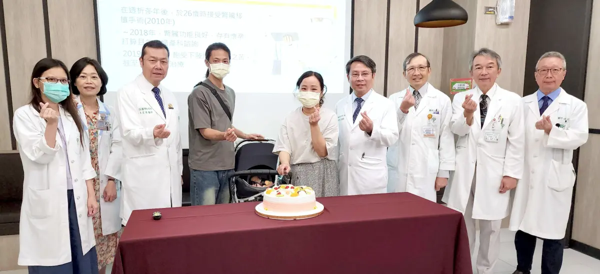 ▲奇美醫院39歲腎移植媽，勇敢迎接健康男寶寶。（圖／奇美醫院提供）