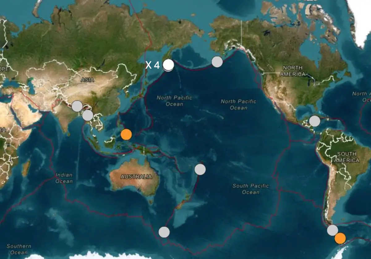 ▲2025年全球地震數量明顯增加，地震已進入活躍期，但是「日本與台灣今年仍未出現7級以上地震」，彷彿出現「地震空白帶」。（圖／郭鎧紋提供）
