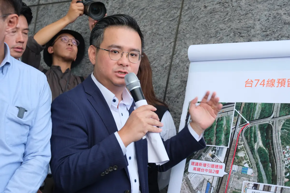 ▲黃健豪今與立法院交通委員會勘查台中市重大交通建設。（圖／黃健豪提供，2025.10.13）