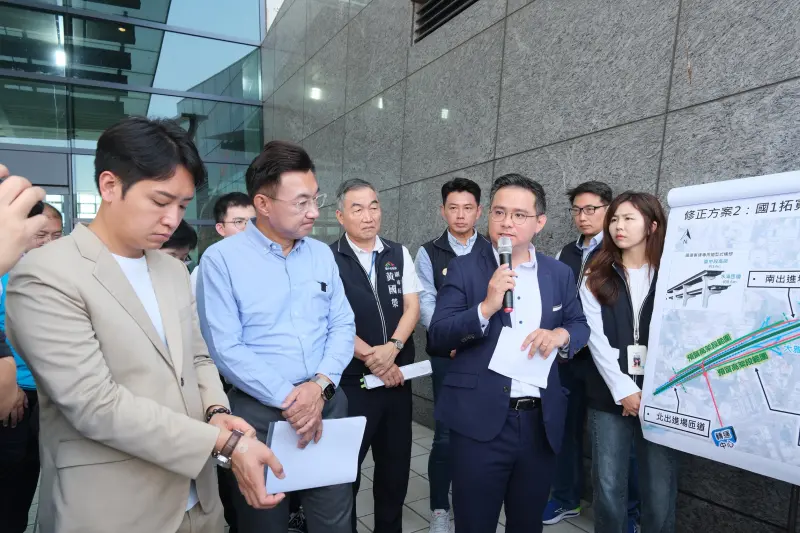    ▲黃健豪今與立法院交通委員會勘查台中市重大交通建設。（圖／黃健豪提供，2025.10.13）  
