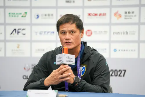 ▲中華男足總教練黃哲明表示：「目標就是要拿下勝利的3分積分，相信回到主場，球員能繳出更不一樣的表現。」（圖／中華民國足球協會提供）