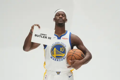 ▲巴特勒也談到離開邁阿密熱火後的心境轉變。他坦言，當時長期與孩子分隔兩地，讓他陷入極大痛苦，如今加盟勇士、回到加州，讓他重新找回生活重心。（圖／美聯社／達志影像）