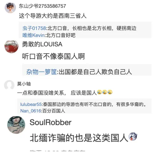 ▲不少中國網友認為，該名導遊中文流利，並有特定區域的口音，應該自己人欺負同胞。（圖／翻攝自微博）