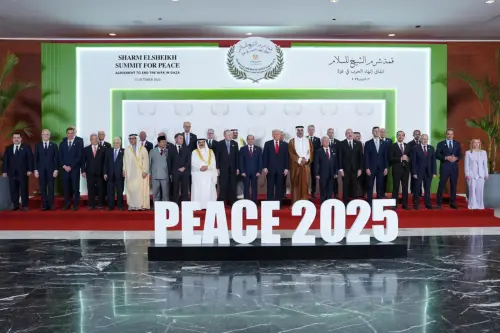 ▲在埃及舉行的加薩和平峰會，多國領袖齊聚一堂。（圖／美聯社／達志影像）