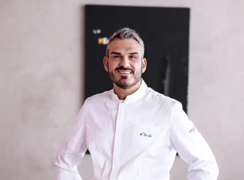 ▲台北文華東方酒店米其林指南入選「Bencotto」義大利餐廳，邀請義大利米其林一星餐廳「Sine by Di Pinto」主廚羅伯托‧迪‧品托 (Roberto Di Pinto) 跨海來台客座。（圖／台北文華東方提供）