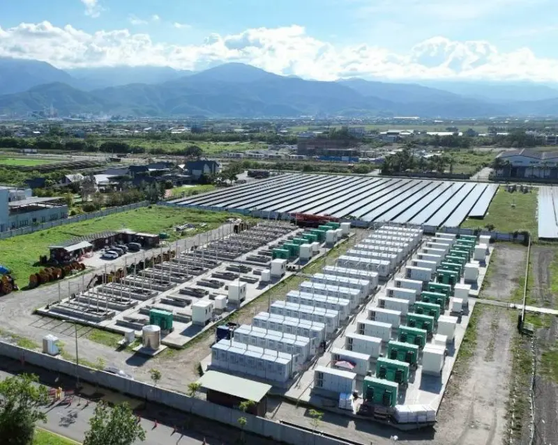 ▲愷蘭電力宜蘭利澤工業區的50MW E-dReg增強型動態調頻儲能案場。（圖／高明能源提供）