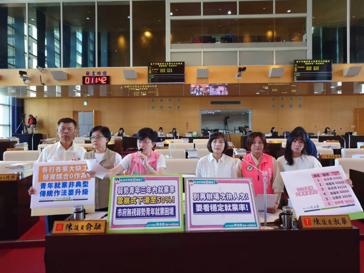 ▲議員針對弱勢青少年就業輔導機制認為，市府現行政策成效有限，亟需檢討與改革(圖／柳榮俊攝2025.10.14)