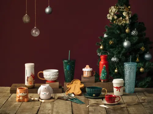 ▲星巴克2025耶誕商品，價格600元～3680元。（圖／星巴克提供）