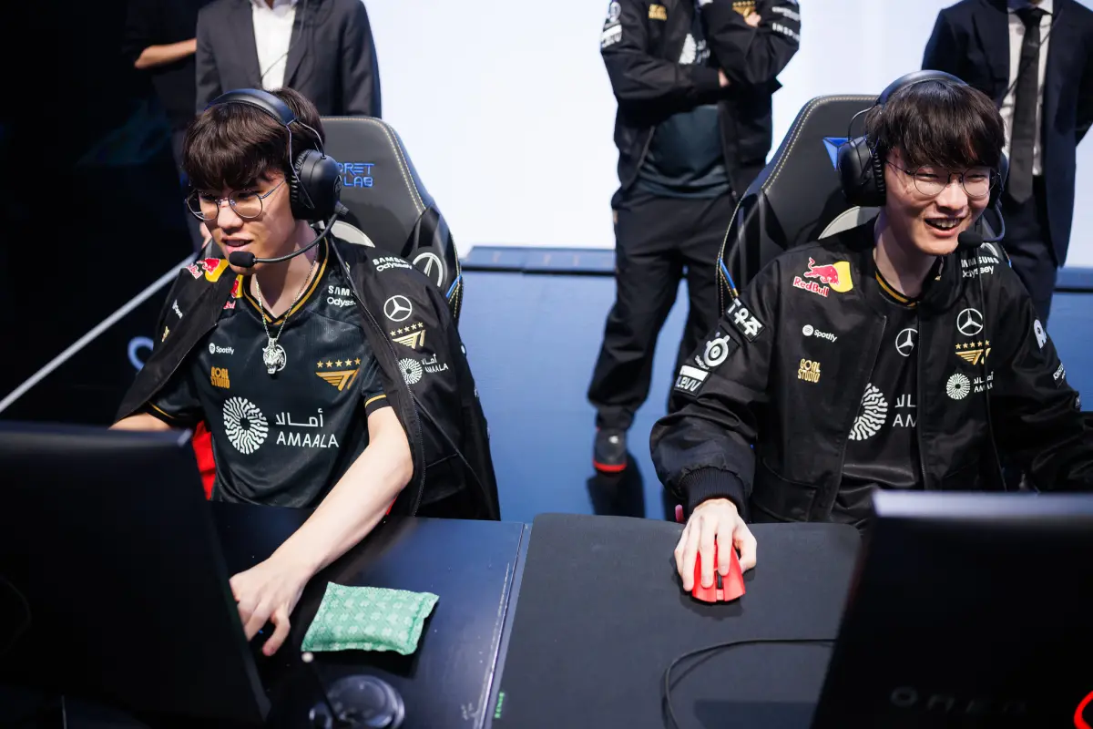 ▲受到全球關注的T1 vs IG的殊死入圍賽，關鍵第三場比賽由T1獲勝搶先聽牌。（圖／LOL Esports Flickr）