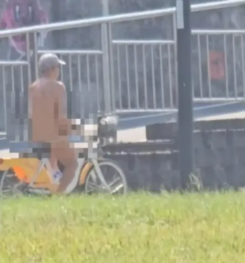 新北板橋驚見裸男騎YouBike　交通局要求微笑單車公司加強清潔
