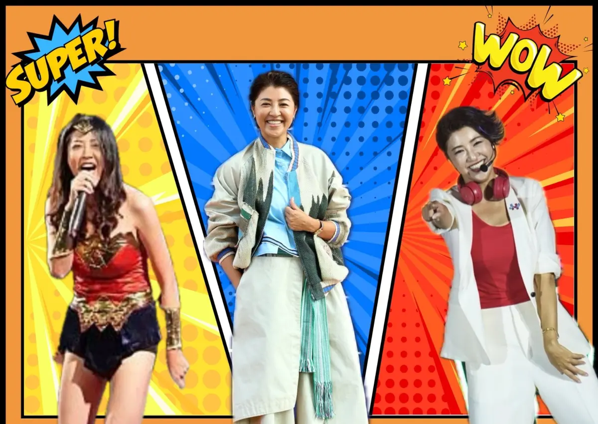 ▲南投縣政府小編今一早秀出縣長許淑華多變造型，笑喊要找新工作了。（圖／翻攝南投縣政府臉書，2025.10.15）