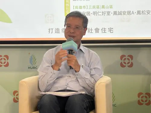 ▲國家住都中心執行長柯茂榮表示，預計2026年將在11縣市、22處興建完工5,251戶，其中提供1,050戶婚育宅。（圖／記者徐銘穗攝）