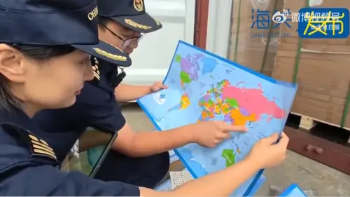 查扣6萬張問題地圖！中國海關猛戳台灣標錯：危害國家統一
