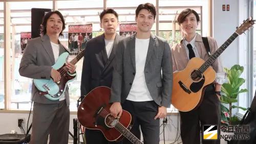 ▲影壇男神鳳小岳（右2）組樂團，短短半年就已登上各大知名舞台。（圖／記者吳翊緁攝）