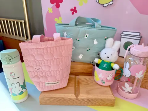 ▲星巴克聯名miffy + STARBUCKS米菲兔，台灣限定5款最萌。（圖／記者蕭涵云攝）