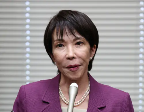 ▲日本自民黨總裁高市早苗正持續為首相選舉拜會在野黨，尋求合作。（圖／美聯社／達志影像）