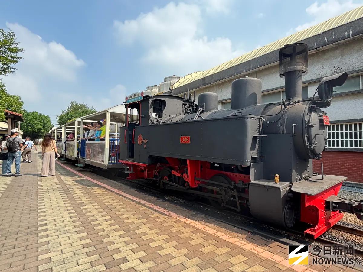 為台糖80歲首獻暖壽 國寶級346蒸汽五分車10/24復駛首航