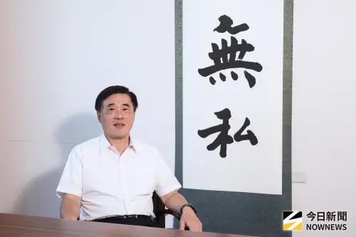 ▲國民黨主席候選人郝龍斌。（圖／記者陳明安攝）