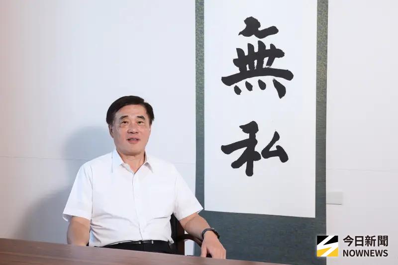 <p>▲國民黨主席候選人郝龍斌喊話,選後一定會努力把所有的人團結起來。(圖/記者陳明安攝)</p>