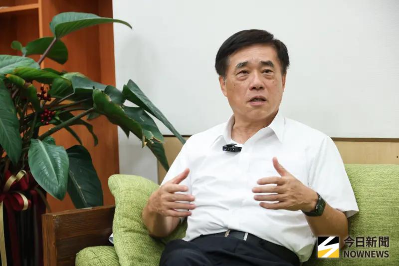 ▲國民黨主席候選人郝龍斌說,藍白合最困難部分,就是選舉中「互信合作」。(圖/記者陳明安攝)