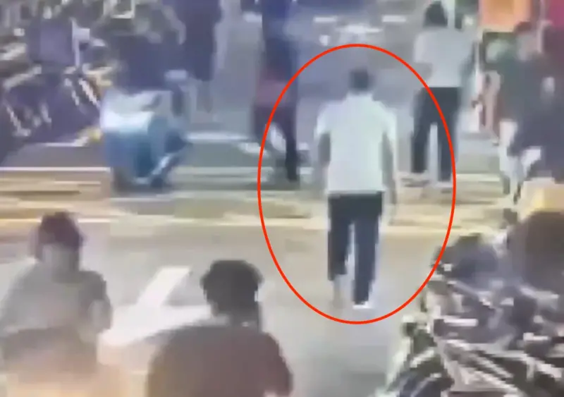 ▲台北市中山區上月30日爆出持刀糾紛，水餃店老闆更被起底曾是竹聯幫堂主。（圖／翻攝畫面）